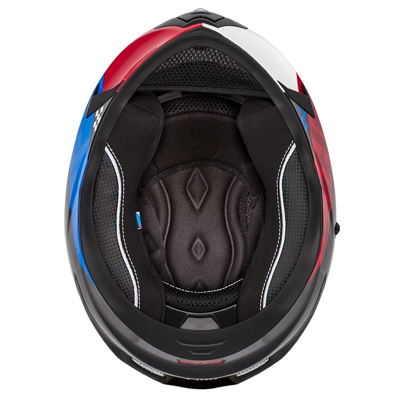 Integral Motorradhelm Cassida 3.0 DRFT rot-perlblau
