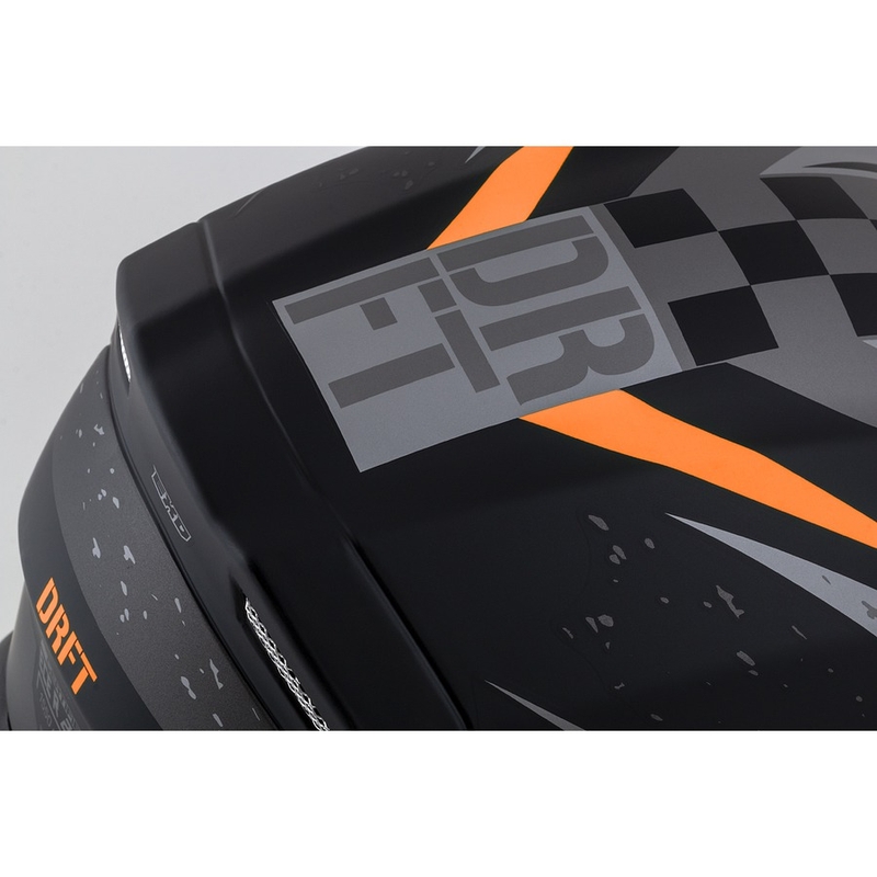 Cassida 3.0 DRFT Integral Motorradhelm matt grau-schwarz-orange