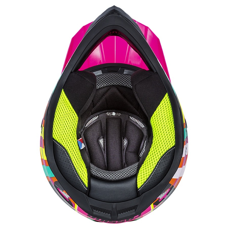 Kinder Motocross Helm Cassida Cross Cup Sonic Junior multicolor