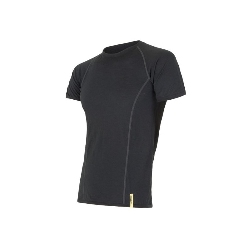 Herren Funktionsshirt Sensor Merino Active schwarz - kurzarm Ausverkauf