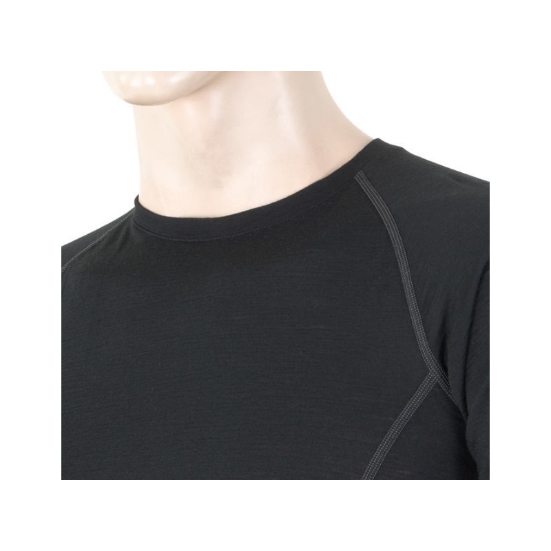 Herren Funktionsshirt Sensor Merino Active schwarz - kurzarm Ausverkauf
