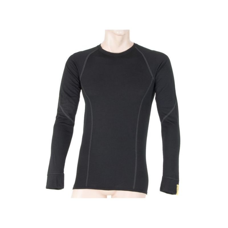 Herren Funktionsshirt Sensor Merino Active schwarz - langarm Ausverkauf
