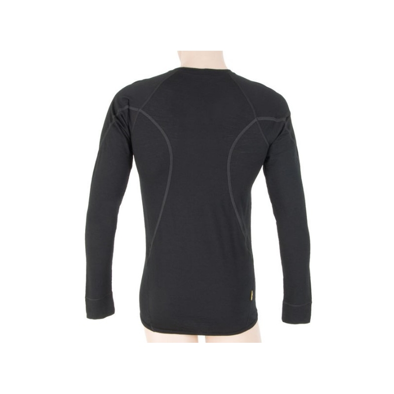 Herren Funktionsshirt Sensor Merino Active schwarz - langarm Ausverkauf