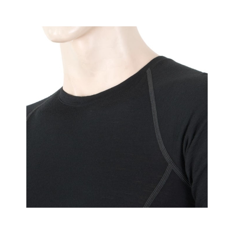 Herren Funktionsshirt Sensor Merino Active schwarz - langarm Ausverkauf