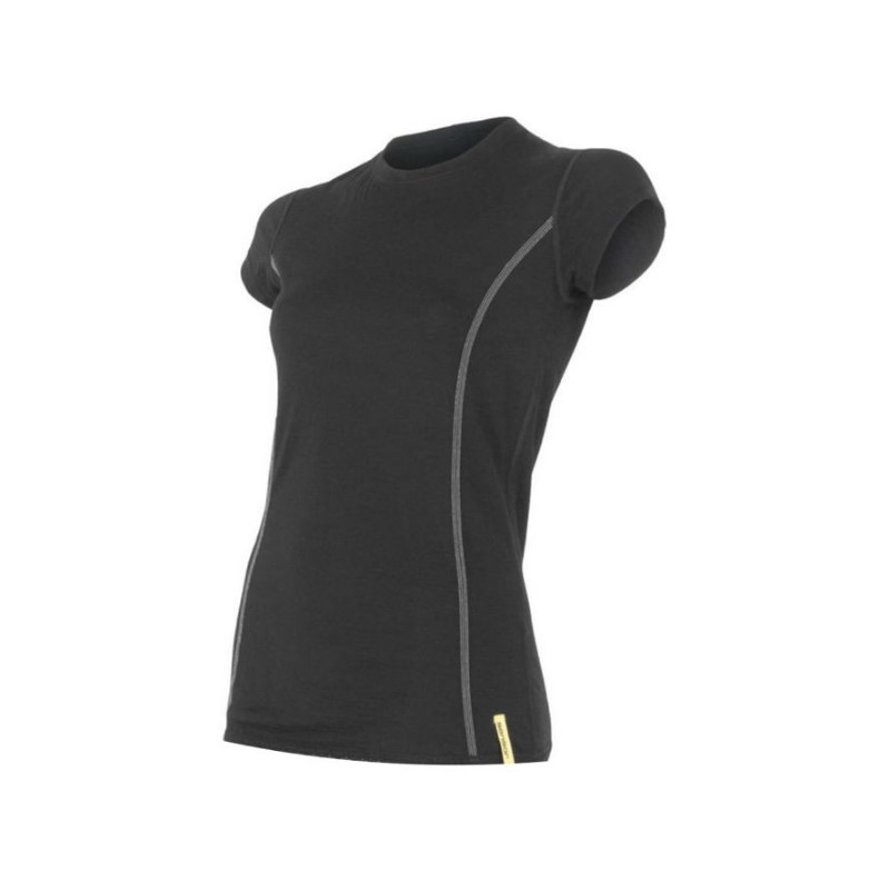 Damen Funktions-T-Shirt Sensor Merino Active schwarz - kurzarm Ausverkauf