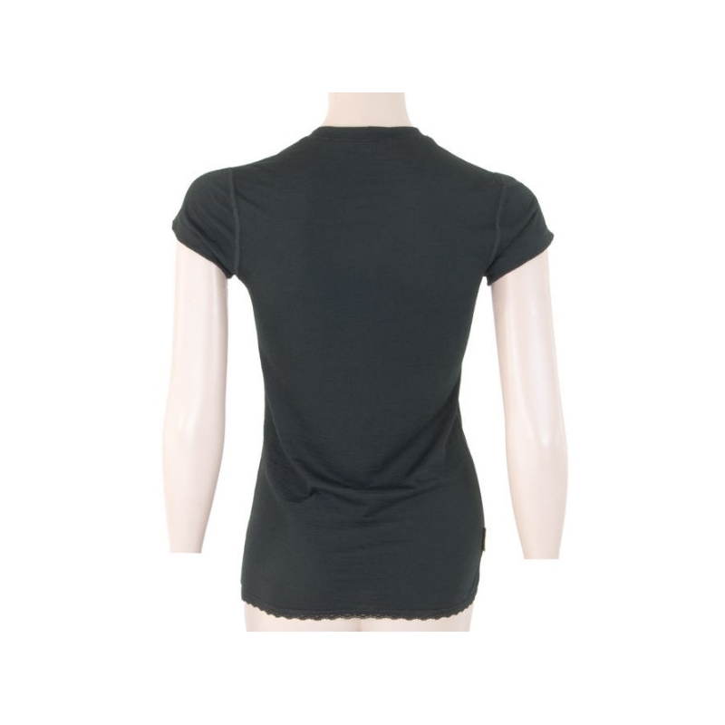 Damen Funktions-T-Shirt Sensor Merino Active schwarz - kurzarm Ausverkauf