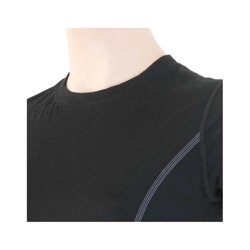 Damen Funktions-T-Shirt Sensor Merino Active schwarz - kurzarm Ausverkauf
