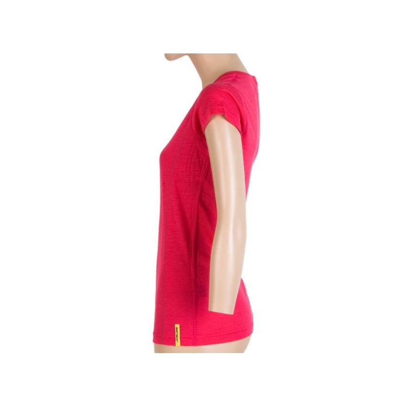 Damen Funktions-T-Shirt Sensor Merino Active rosa - kurzarm Ausverkauf