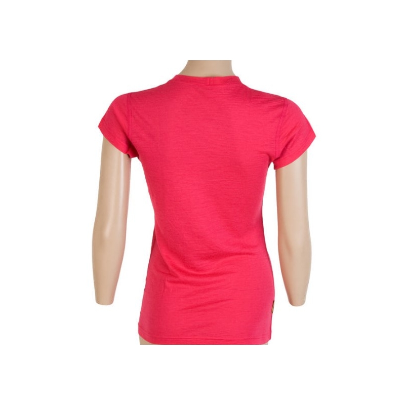Damen Funktions-T-Shirt Sensor Merino Active rosa - kurzarm Ausverkauf