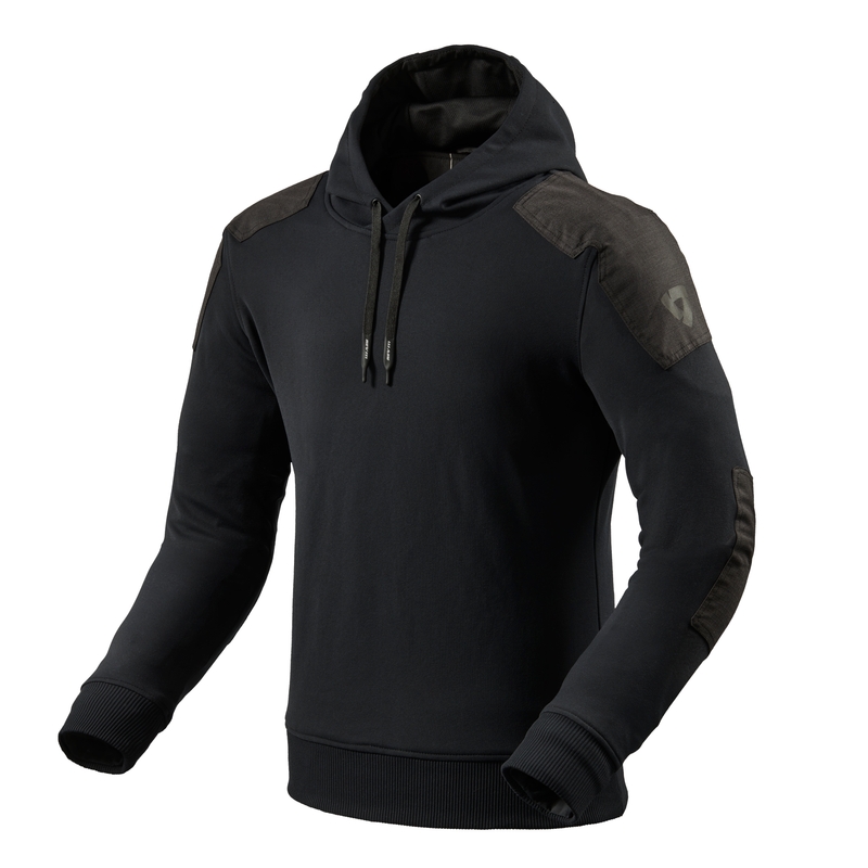 Revit Cedar schwarzer Motorrad-Kapuzenpullover