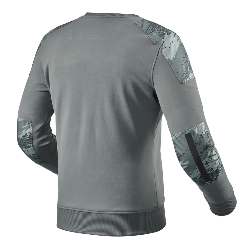 Revit Whitby grau Motorrad-Kapuzenpullover Ausverkauf
