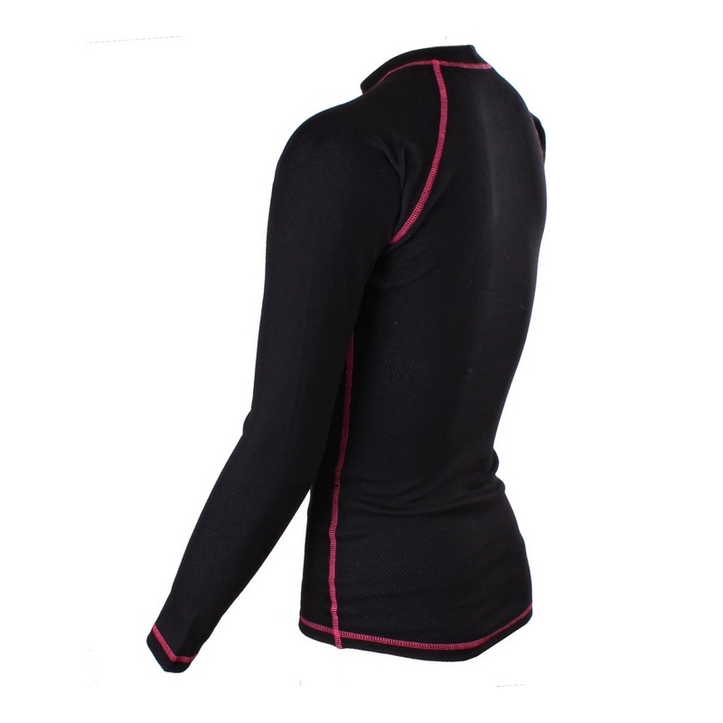 RSA Heat Langarm-Thermoshirt in Schwarz und Rosa