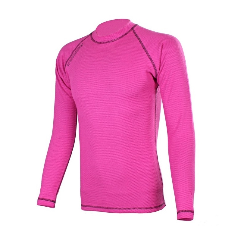 Thermo-T-Shirt RSA Heat rosa-schwarz langarm