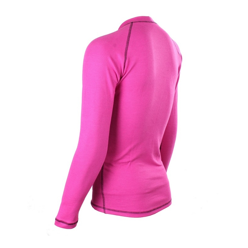 Thermo-T-Shirt RSA Heat rosa-schwarz langarm