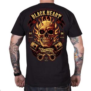 Herren-T-Shirt Schwarzes Herz Hell Boy