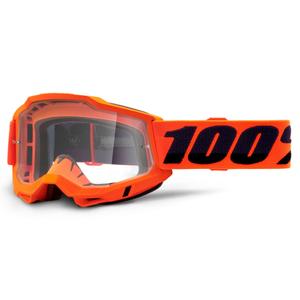 Motocross-Brille 100% ACCURI 2 orange (klares Plexiglas)