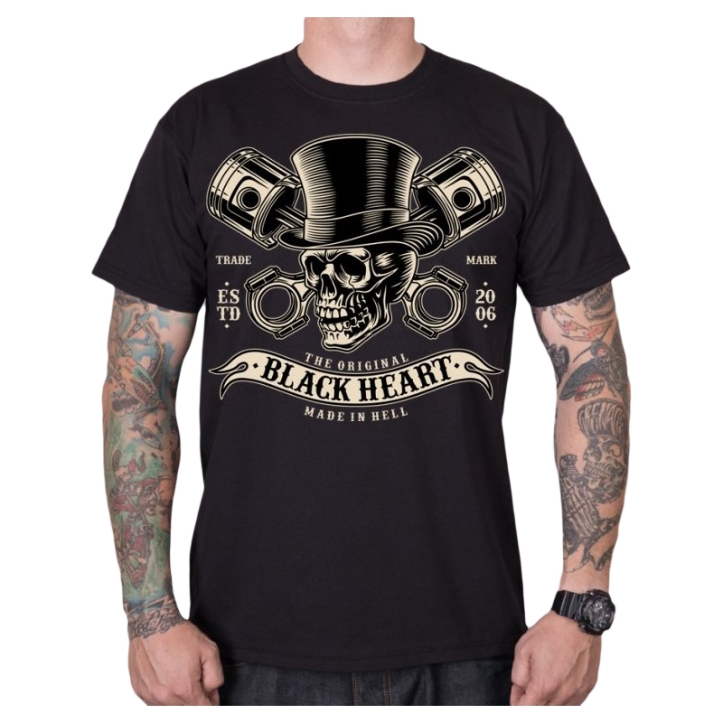 Herrenhemd Black Heart Gentleman