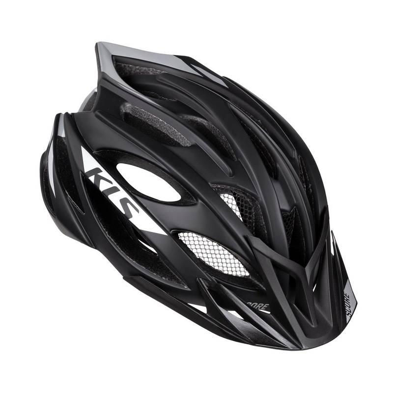 Fahrradhelm KELLYS Score 019 schwarz-silber Ausverkauf