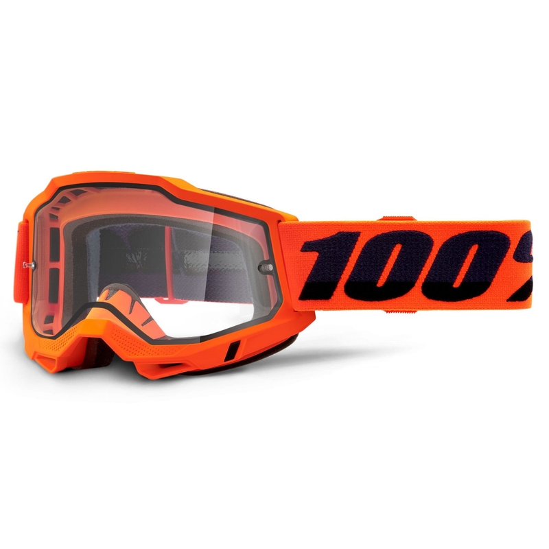 Motocross-Schutzbrille 100% ACCURI 2 orange (doppeltes Plexiglas)