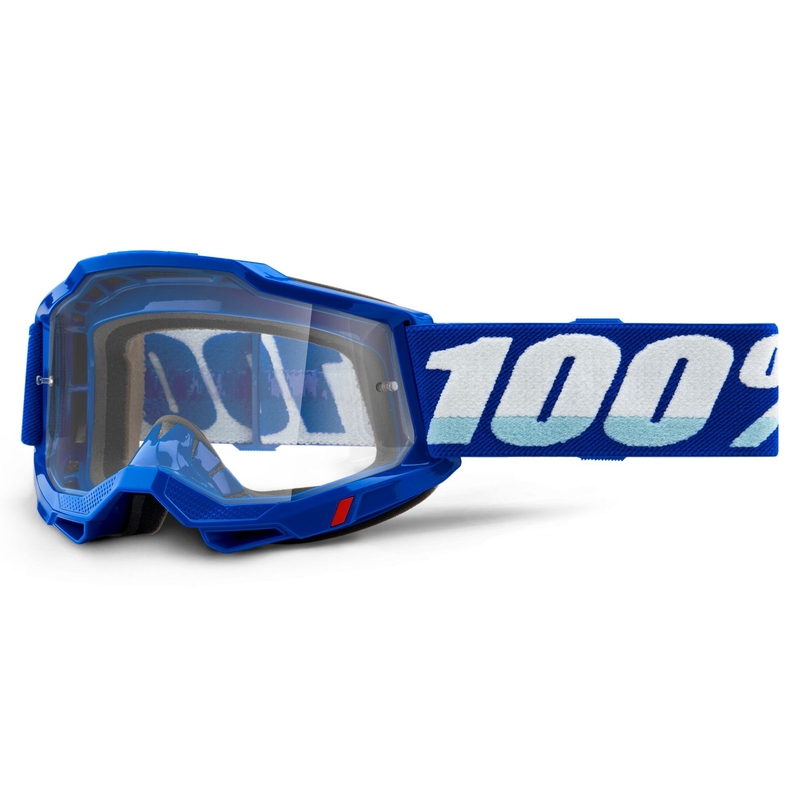 Motocrossbrille 100% ACCURI 2 OTG blau (Plexiglas)