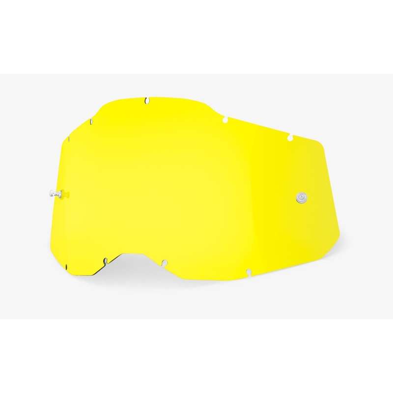 Plexi 100% Racecraft 2/Accuri 2/Strata 2 gelb (Anti-Beschlag)