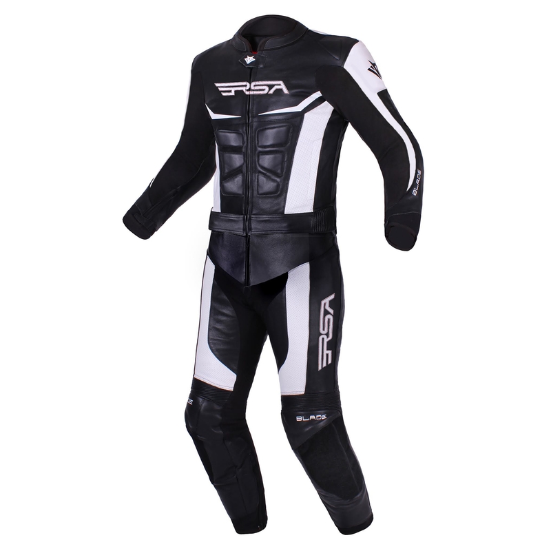 Schwarz-weißer RSA Blade-Overall für Männer Ausverkauf