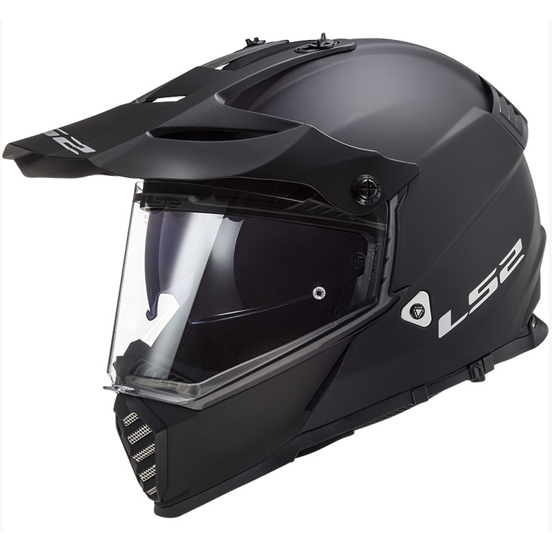 Endurohelm LS2 MX436 Pioneer EVO schwarz matt - Klasse II