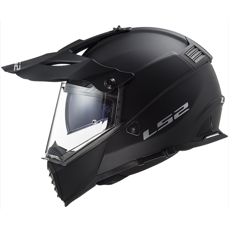 Endurohelm LS2 MX436 Pioneer EVO schwarz matt - Klasse II