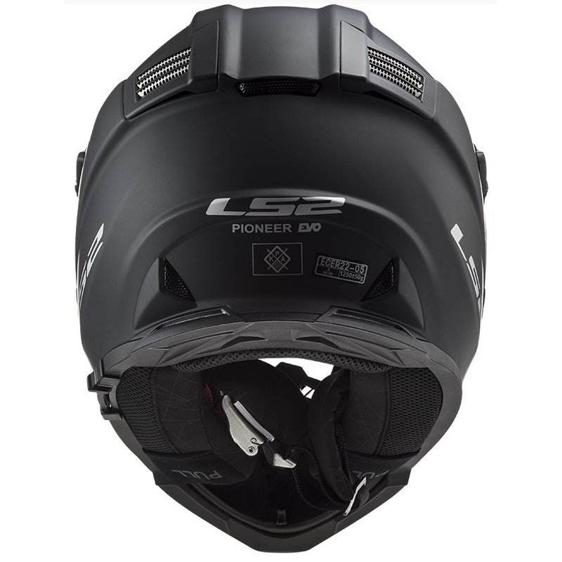 Endurohelm LS2 MX436 Pioneer EVO schwarz matt - Klasse II