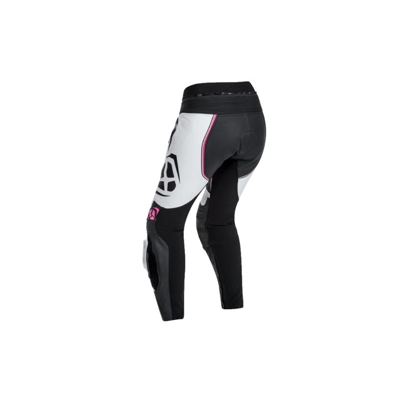 IXON Vortex Lady Damen Motorradhosen Schwarz, Weiß und Rosa Ausverkauf