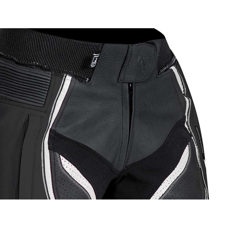 IXON Vortex Lady Damen Motorradhosen Schwarz, Weiß und Rosa Ausverkauf