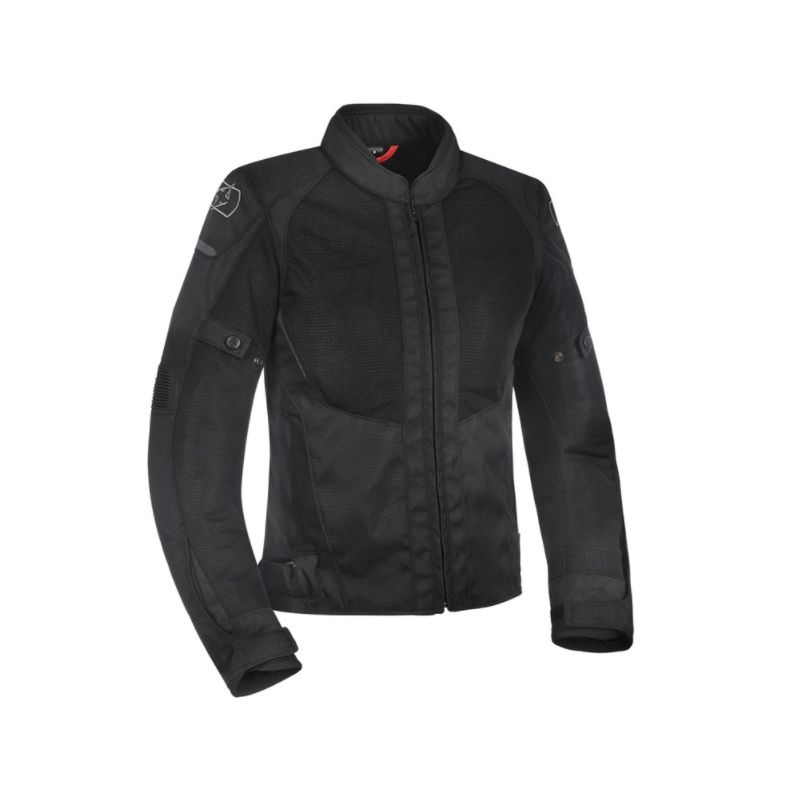 Damen Oxford Iota 1.0 Air Schwarz Motorradjacke
