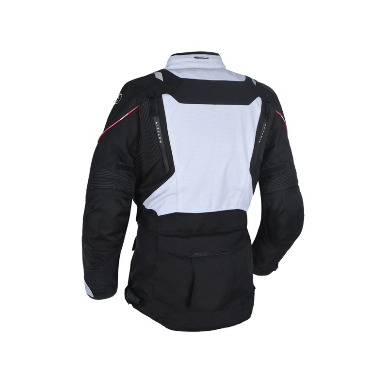 Oxford Montreal 3.0 schwarz-grau-rosa Motorradjacke für Damen