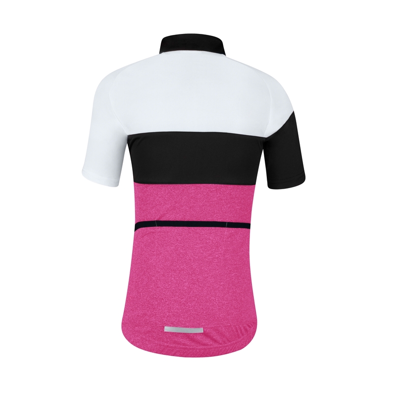 Kindertrikot FORCE View rosa-weiß-schwarz Ausverkauf