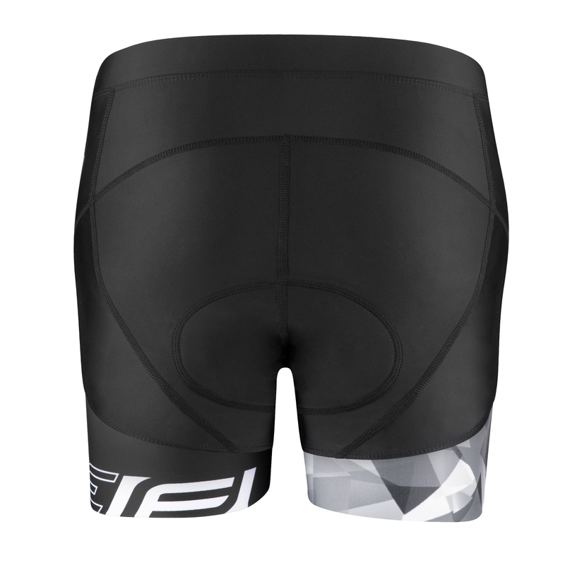 Damenshorts FORCE Mini schwarz-grau Ausverkauf