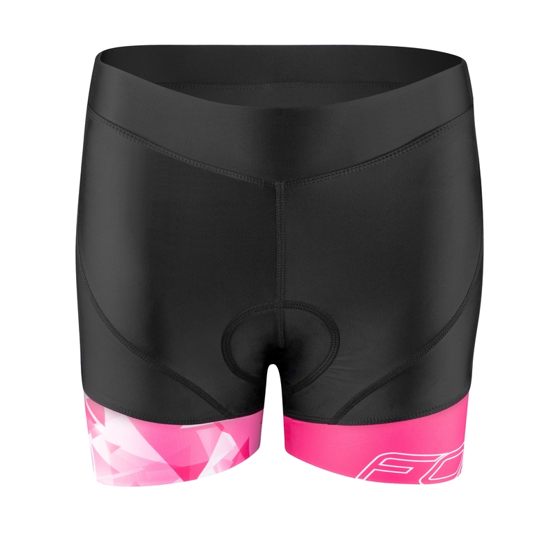 Women's FORCE Mini Shorts schwarz und rosa Ausverkauf