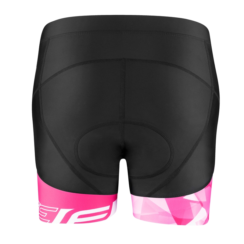 Women's FORCE Mini Shorts schwarz und rosa Ausverkauf