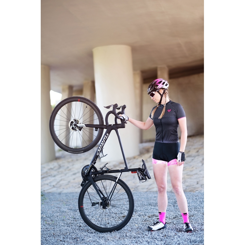 Women's FORCE Mini Shorts schwarz und rosa Ausverkauf
