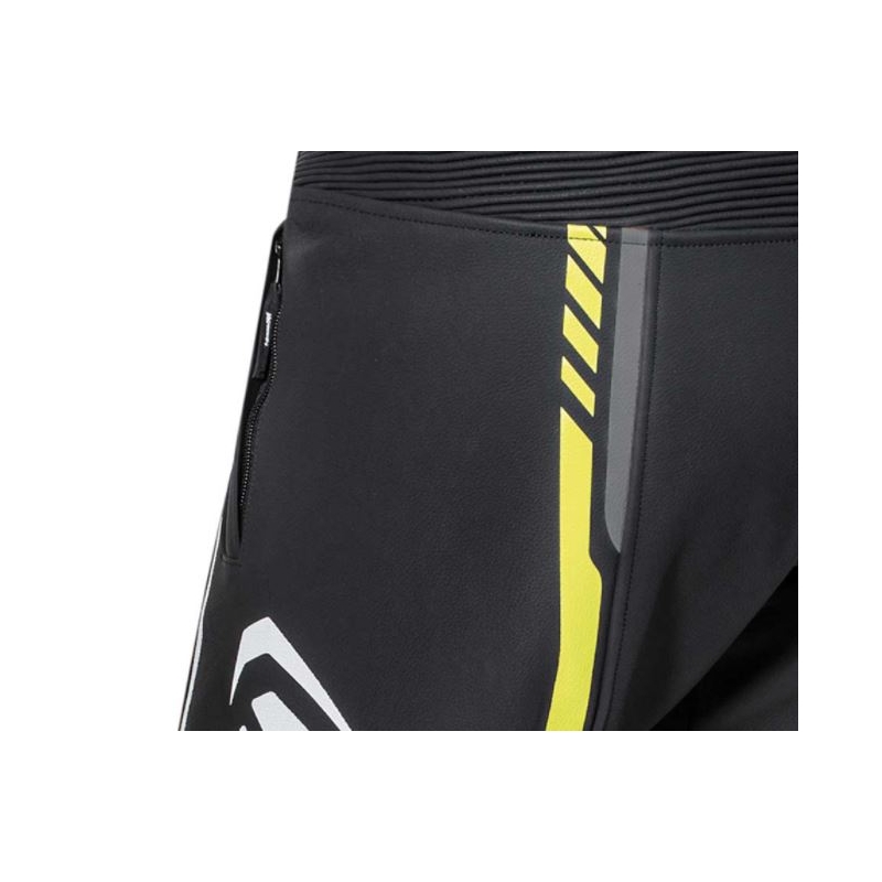 IXON Vortex 2 Motorradhose schwarz-fluo gelb
