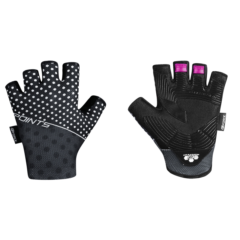 Damenhandschuhe FORCE Points schwarz-grau Ausverkauf