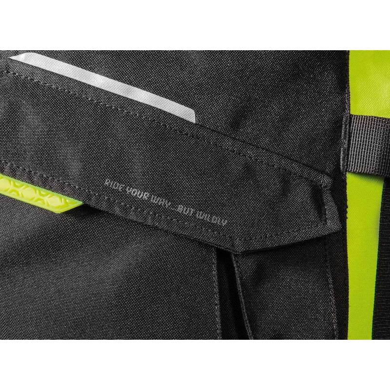 Motorradjacke IXON Balder grau-fluo gelb Ausverkauf