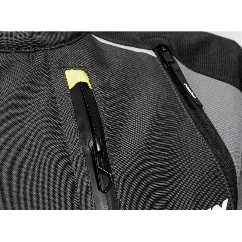 Motorradjacke IXON Balder grau-fluo gelb Ausverkauf