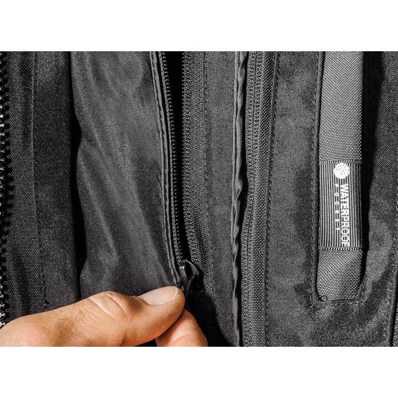 Motorradjacke IXON Balder grau-fluo gelb Ausverkauf
