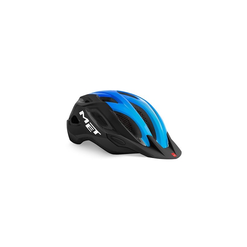 MET Crossover Fahrradhelm Schwarz-Blau Ausverkauf