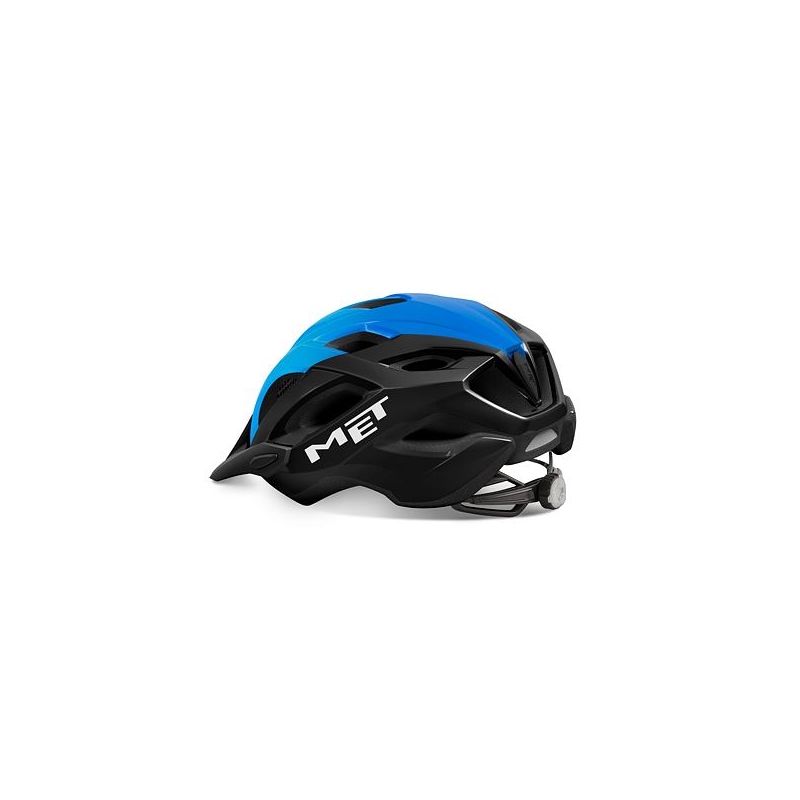 MET Crossover Fahrradhelm Schwarz-Blau Ausverkauf