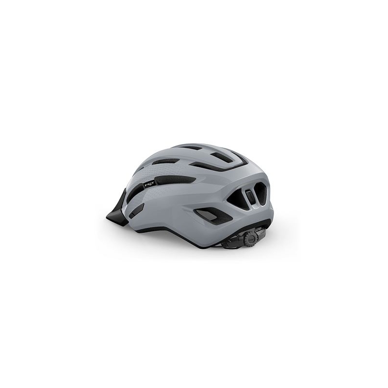 Fahrradhelm MET Downtown grau glänzend Ausverkauf