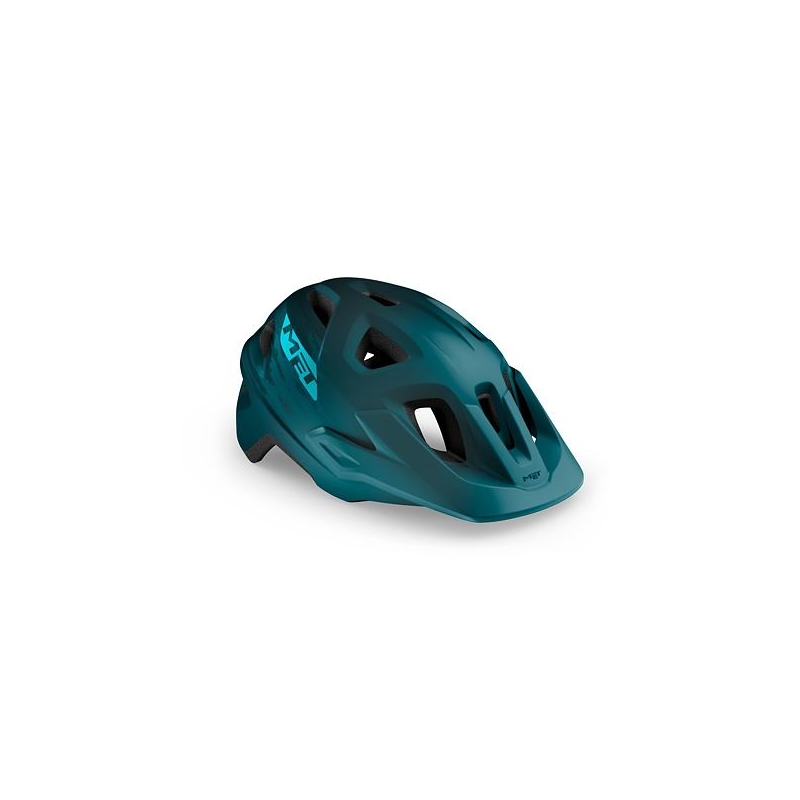 Fahrradhelm MET Echo petrol blau Ausverkauf
