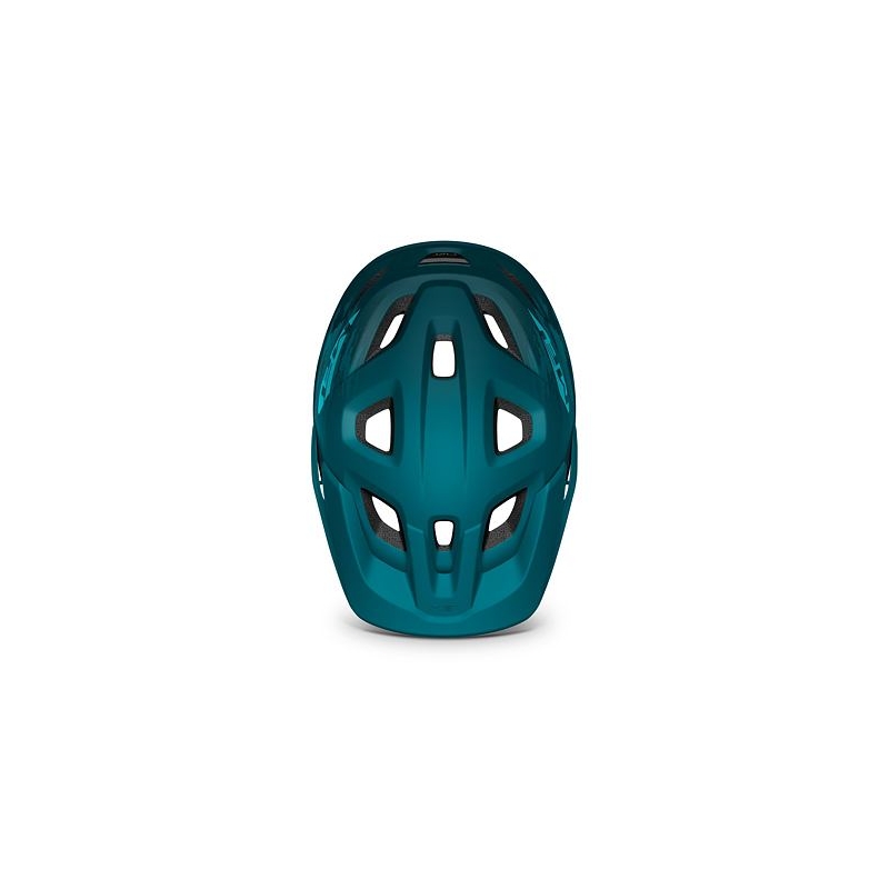 Fahrradhelm MET Echo petrol blau Ausverkauf