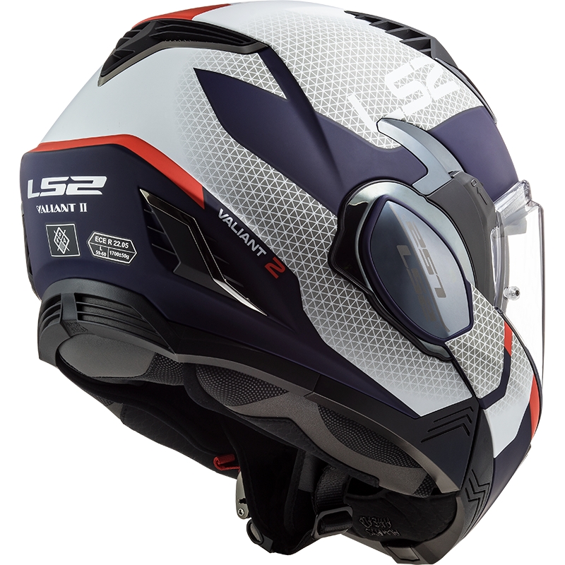 LS2 FF900 Valiant II Citius blau-weiß-rot flip-up Motorradhelm