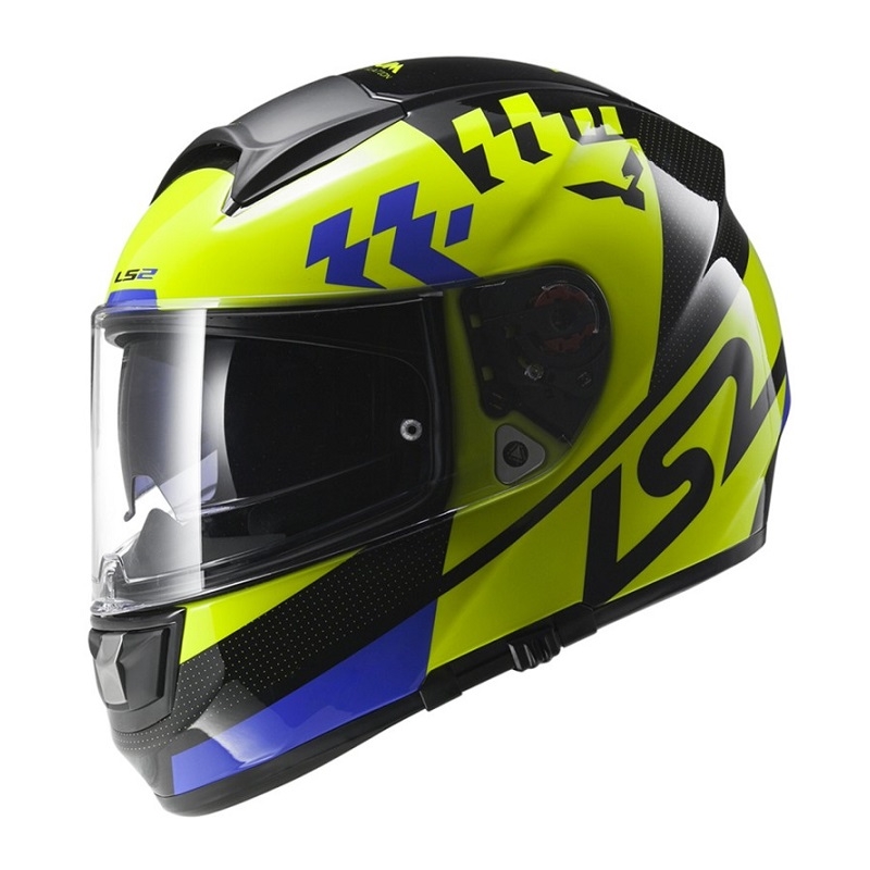 Motorradhelm LS2 FF397 Vector Podium Hi-Vis